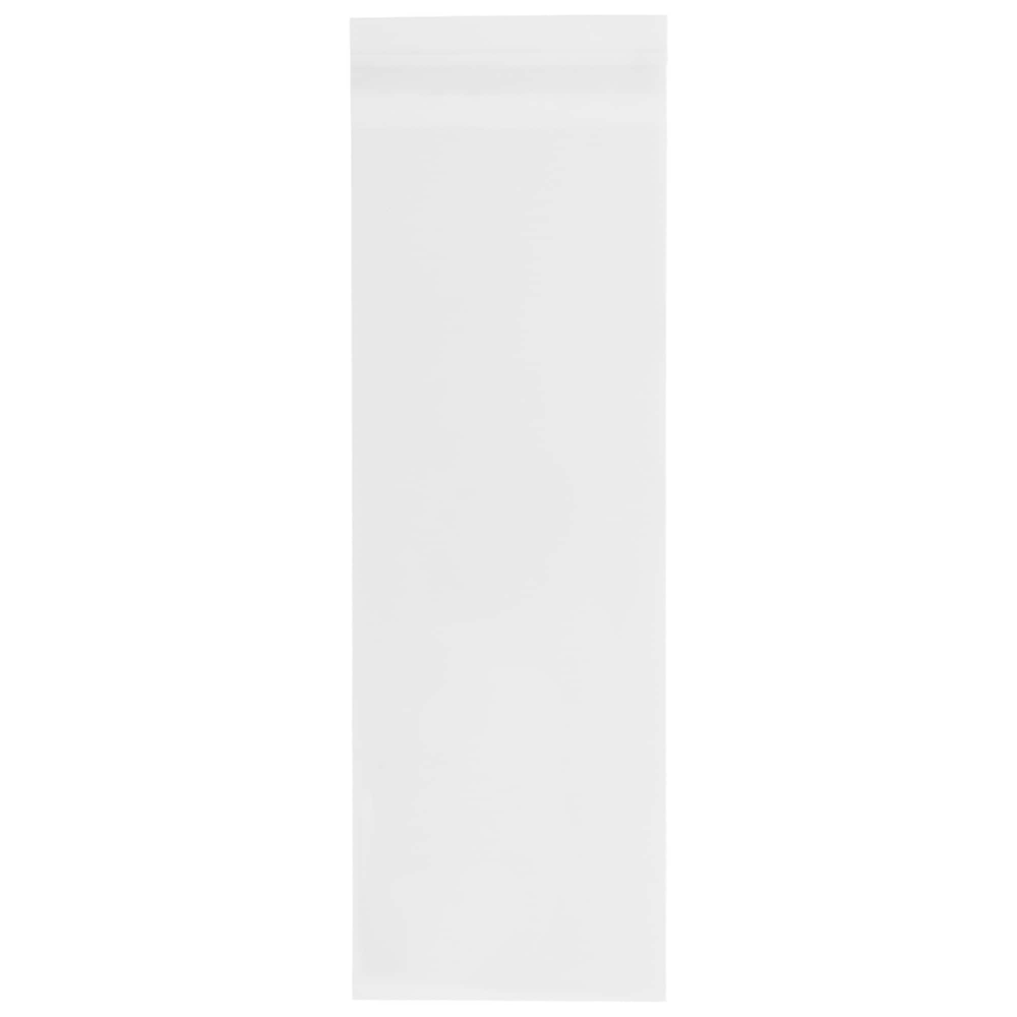 JAM Paper Clear 4.375" x 12.25" Clear No. 12 Policy Cello Sleeve Envelopes, 100ct.